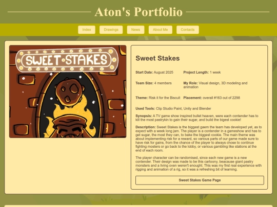 projects/sweet screenshot