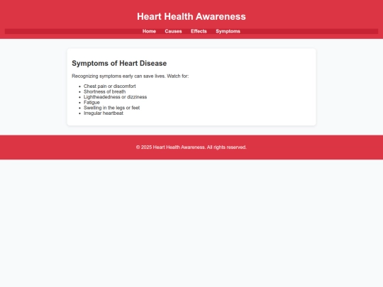 symptoms screenshot