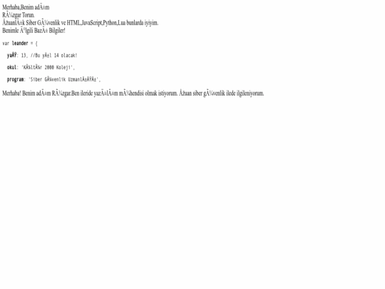 index screenshot