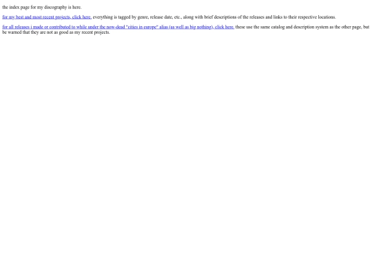 discography screenshot