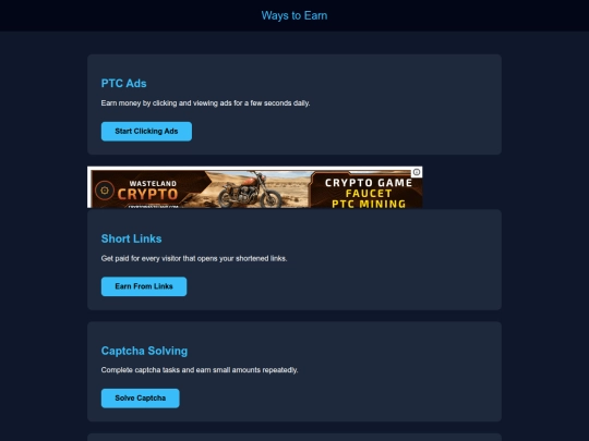 Bombastic.idex/Earn screenshot