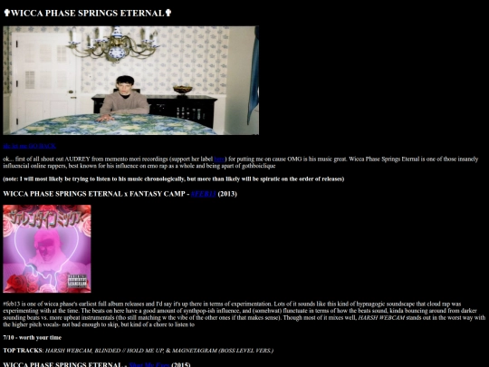 discographypages/wiccaphasediscog screenshot