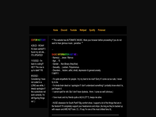 index screenshot