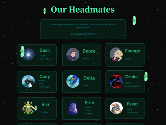 profiles screenshot