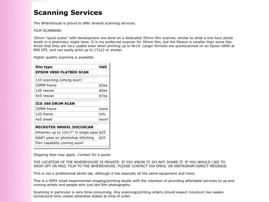 Scanning screenshot