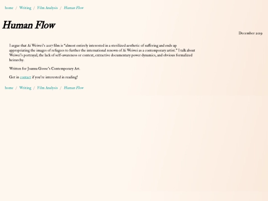 Writing/Film Analysis/humanflow screenshot