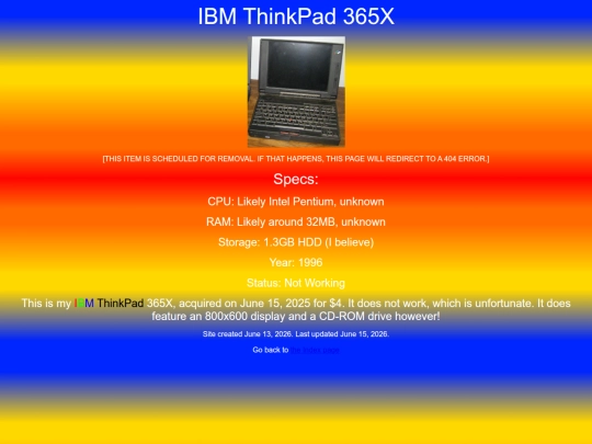 thinkpad365x screenshot