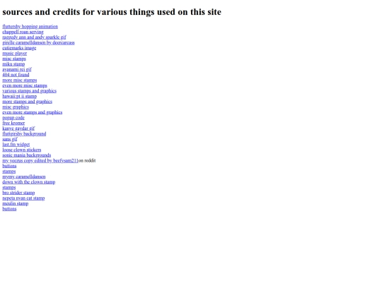 credits screenshot