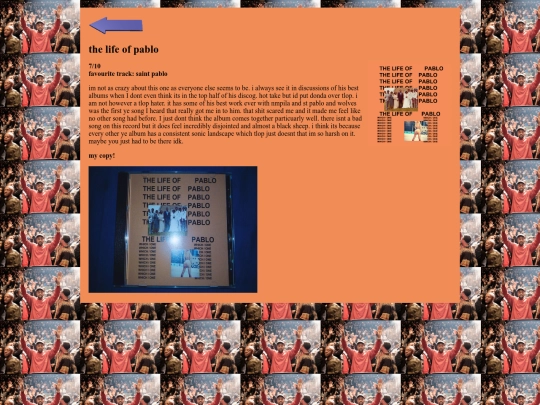 shrines/kanye/the-life-of-pablo screenshot