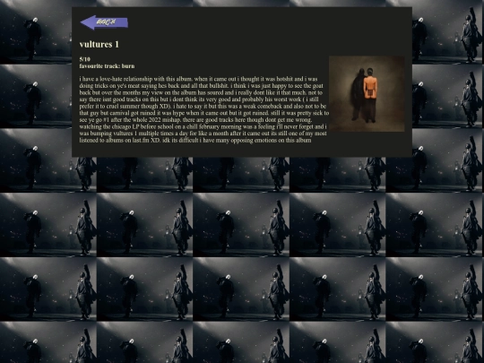 shrines/kanye/vultures1 screenshot