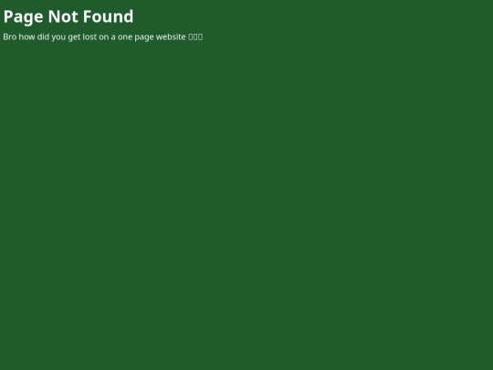 not_found screenshot