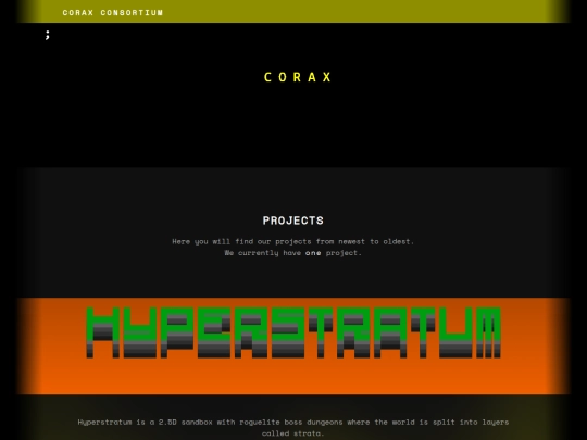 projects screenshot