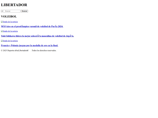 voleibol screenshot