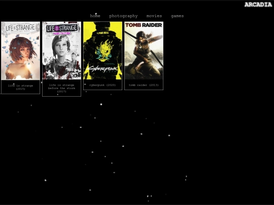 games screenshot