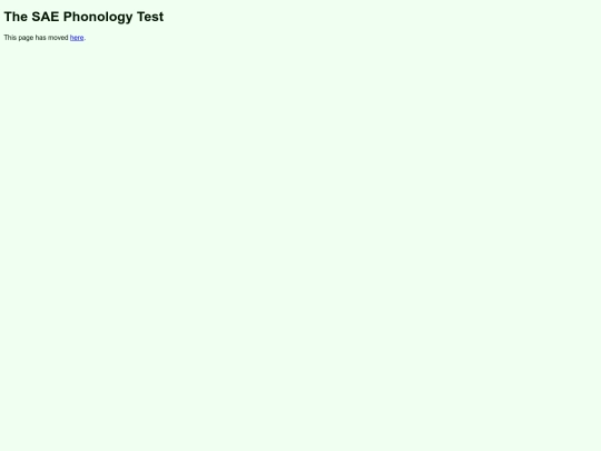 phonologytest screenshot
