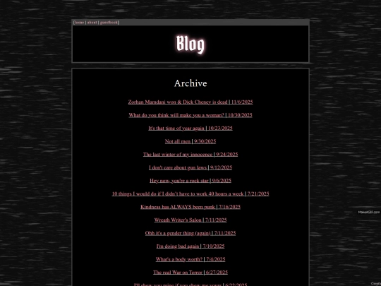 blog/blog-archive screenshot