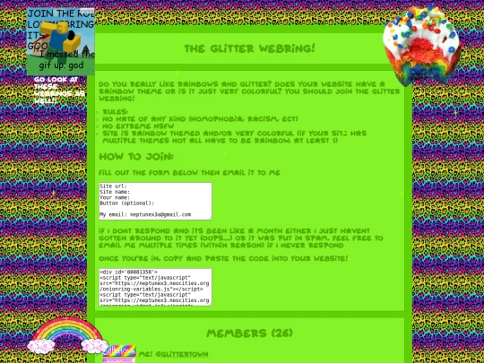 webring screenshot