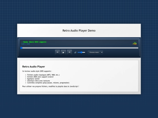 audio-player-example screenshot