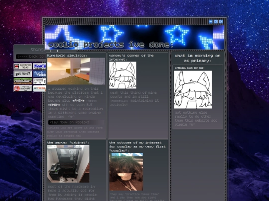 projects screenshot