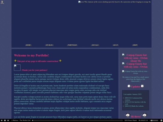 portfolio screenshot