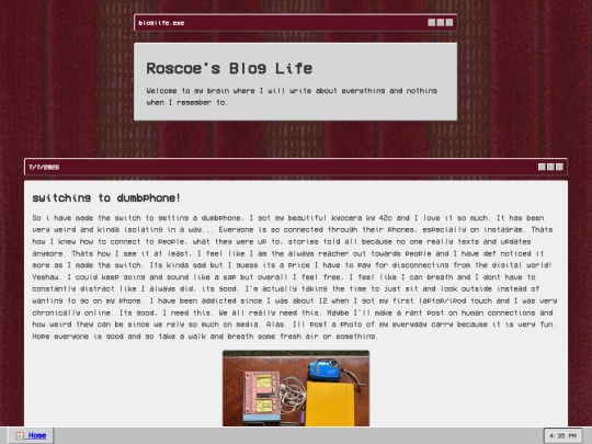 aboutme screenshot