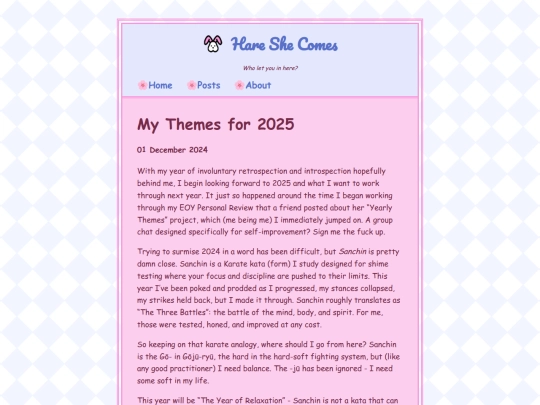 posts/2024-12-01-My-Themes-for-2025 screenshot