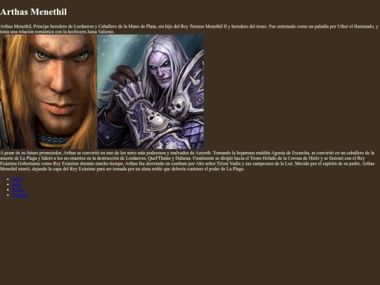 lore/arthas screenshot