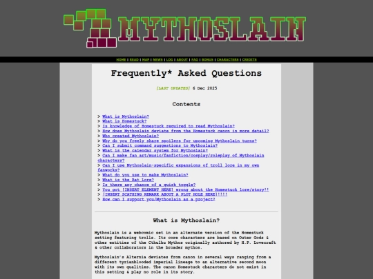 faq screenshot