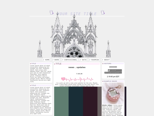menu screenshot