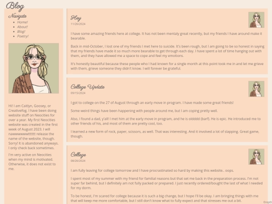 diary screenshot