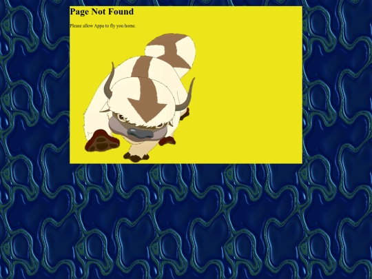 not_found screenshot