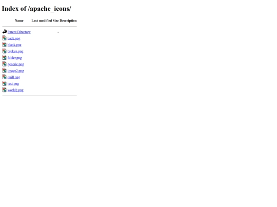 apache_icons screenshot