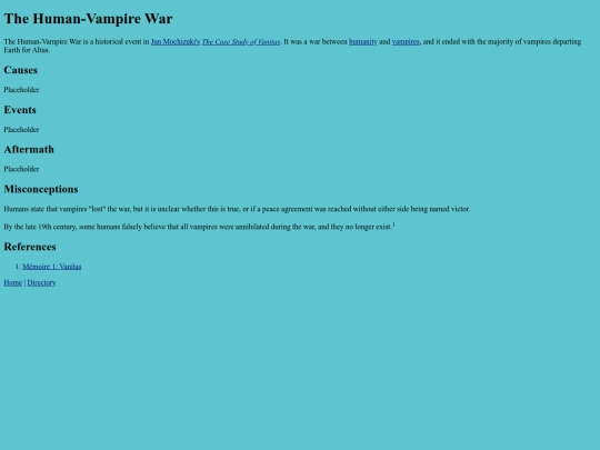 vampire-human-war screenshot