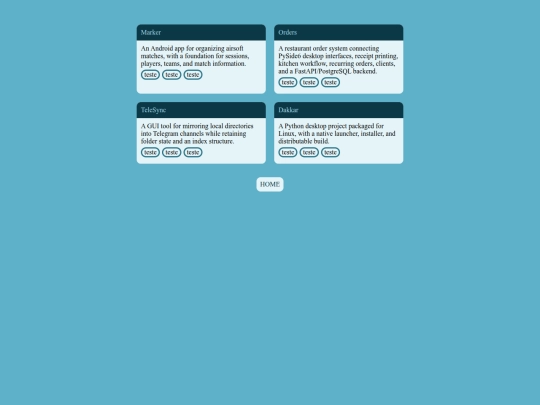 projects screenshot