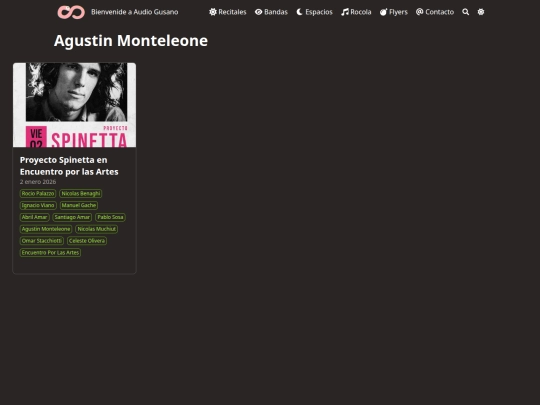 bandas/agustin-monteleone screenshot