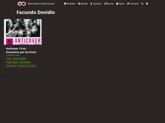 bandas/facundo-dovidio/page/1 screenshot