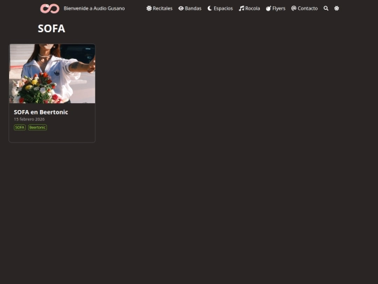 bandas/sofa/page/1 screenshot