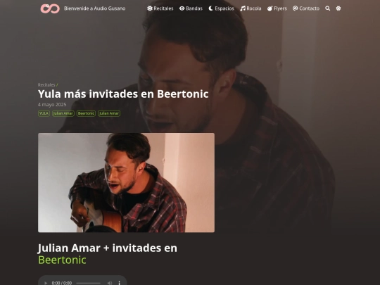 recitales/beertonic/yula screenshot