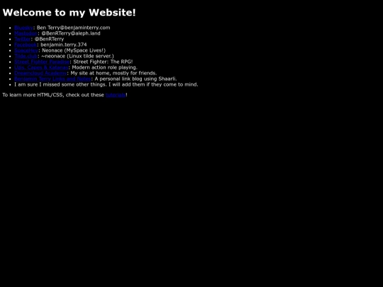 test screenshot