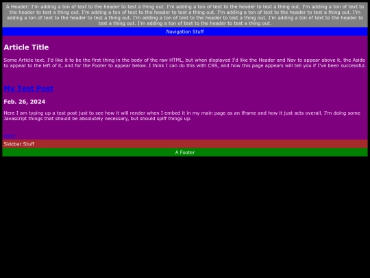 test screenshot