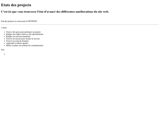 Etat_du_project screenshot