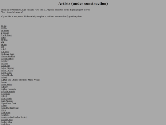 artist2 screenshot