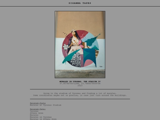 post/Murales in Vyronas, The Stadium IV screenshot