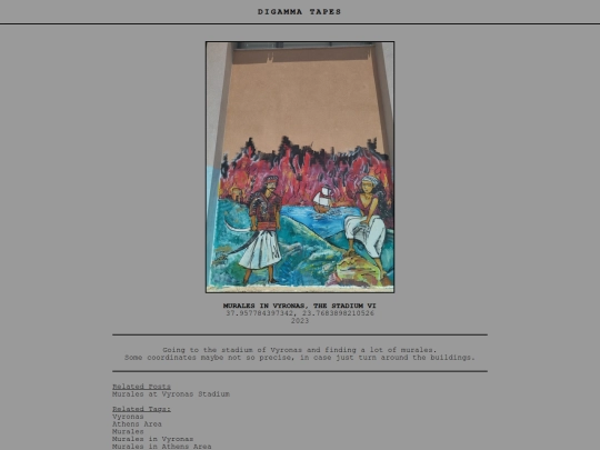 post/Murales in Vyronas, The Stadium VI screenshot