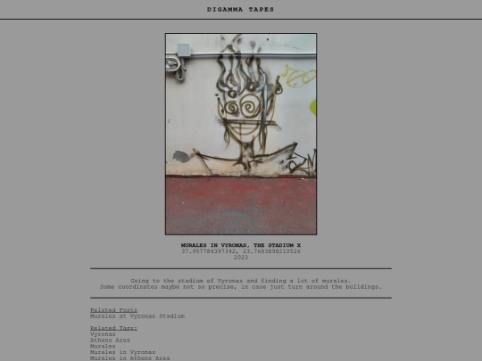 post/Murales in Vyronas, The Stadium X screenshot