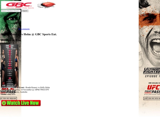 GBC_Sports/UFC_193_Live screenshot