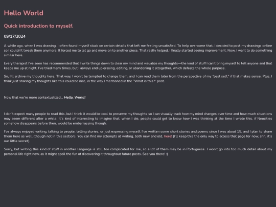 blog/helloworld screenshot