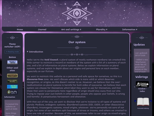 system screenshot