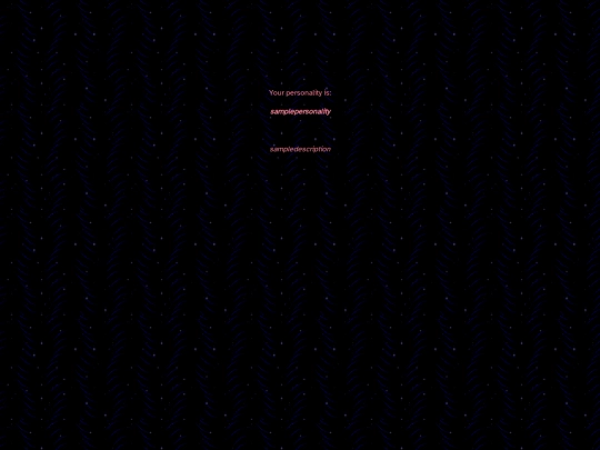 results screenshot