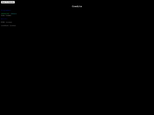 Credit screenshot